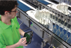 Diagnose and solve packaging line problems in situ